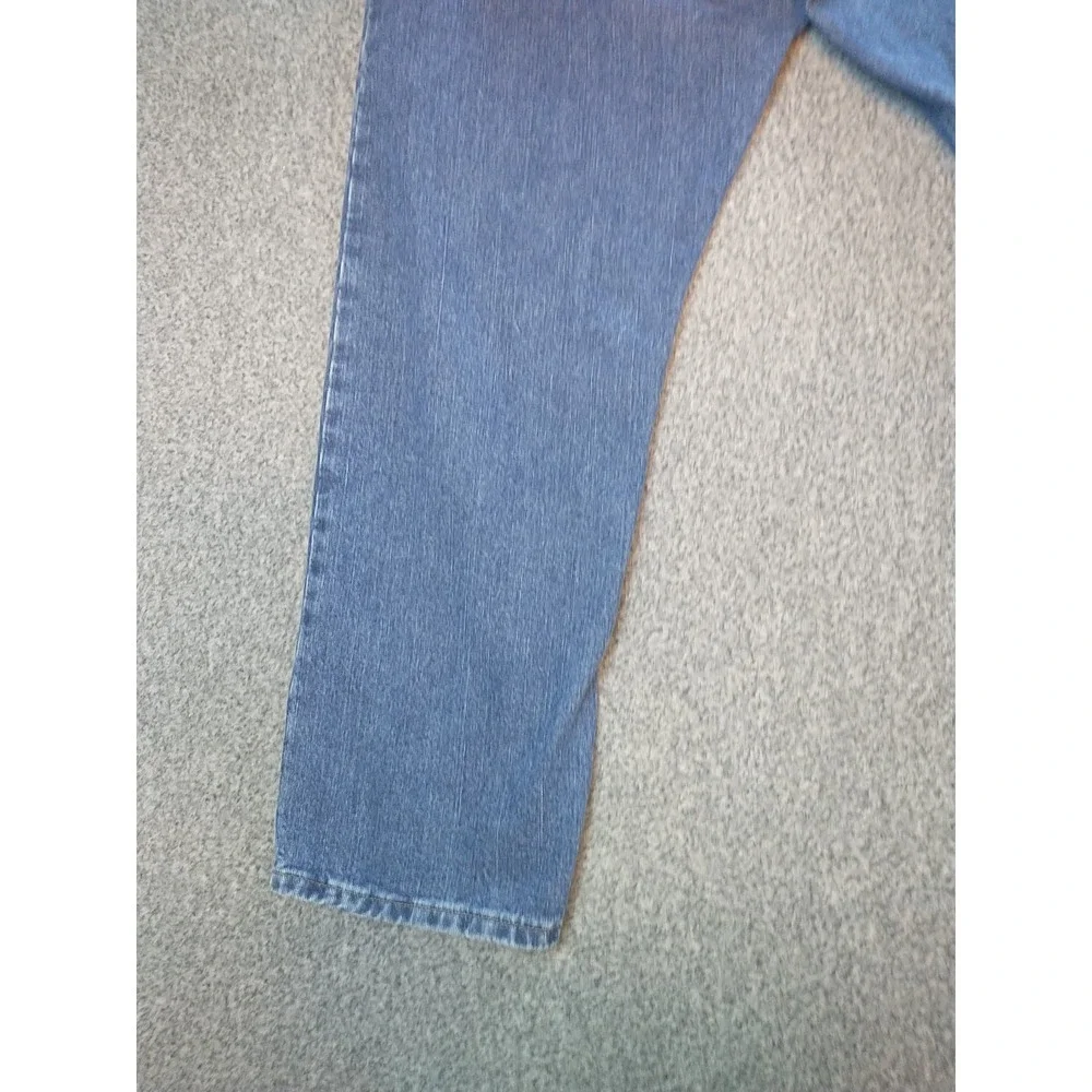 Wrangler Hero Authentic Mens Blue Straight Leg Jeans 38x31 Medium Wash 97T01VR